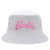 Women's Cartoon Style Cute Letter Embroidery Big Eaves Bucket Hat