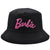 Women's Cartoon Style Cute Letter Embroidery Big Eaves Bucket Hat