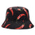 Women's Cartoon Style Cute Simple Style Plant Printing Bucket Hat