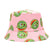 Women's Cartoon Style Cute Simple Style Plant Printing Bucket Hat