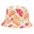 Women's Cartoon Style Cute Simple Style Plant Printing Bucket Hat