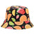 Women's Cartoon Style Cute Simple Style Plant Printing Bucket Hat