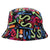 Women's Cartoon Style Cute Simple Style Plant Printing Bucket Hat