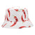 Women's Cartoon Style Cute Simple Style Plant Printing Bucket Hat