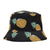 Women's Cartoon Style Cute Simple Style Plant Printing Bucket Hat