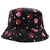 Women's Cartoon Style Cute Simple Style Plant Printing Bucket Hat