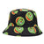 Women's Cartoon Style Cute Simple Style Plant Printing Bucket Hat