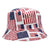 Women's Cartoon Style Cute Simple Style Plant Printing Bucket Hat