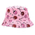 Women's Cartoon Style Cute Simple Style Plant Printing Bucket Hat