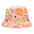 Women's Cartoon Style Cute Simple Style Plant Printing Bucket Hat