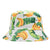 Women's Cartoon Style Cute Simple Style Plant Printing Bucket Hat