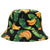 Women's Cartoon Style Cute Simple Style Plant Printing Bucket Hat