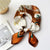 Women's Cartoon Style Cute Simple Style Printing Polyester Printing Silk Scarf