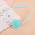 Women's Cartoon Style Heart Shape Cloth Sequins Hair Clip Hair Band