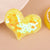 Women's Cartoon Style Heart Shape Cloth Sequins Hair Clip Hair Band