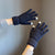 Women's Cartoon Style Preppy Style Sweet Bear Solid Color Gloves 1 Set