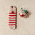 Women's Cartoon Style Santa Claus Stripe Polyester Coral Fleece Crew Socks