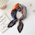 Women's Cartoon Style Simple Style Color Block Polyester Printing Silk Scarf