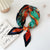 Women's Cartoon Style Simple Style Color Block Polyester Printing Silk Scarf