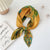 Women's Cartoon Style Simple Style Color Block Polyester Printing Silk Scarf