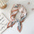 Women's Cartoon Style Simple Style Color Block Polyester Printing Silk Scarf