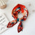 Women's Cartoon Style Simple Style Color Block Polyester Printing Silk Scarf