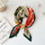 Women's Cartoon Style Simple Style Color Block Polyester Printing Silk Scarf