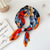 Women's Cartoon Style Simple Style Color Block Polyester Printing Silk Scarf