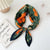 Women's Cartoon Style Simple Style Color Block Polyester Printing Silk Scarf