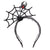 Women's Cartoon Style Spider Spider Web Bat Cloth Handmade Hair Band