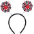 Women's Cartoon Style Spider Spider Web Bat Cloth Handmade Hair Band