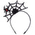 Women's Cartoon Style Spider Spider Web Bat Cloth Handmade Hair Band