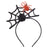 Women's Cartoon Style Spider Spider Web Bat Cloth Handmade Hair Band