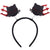 Women's Cartoon Style Spider Spider Web Bat Cloth Handmade Hair Band