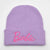 Women's Cartoon Style Sweet  Embroidery Eaveless Wool Cap