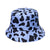 Women's Casual Basic Cows Flat Eaves Bucket Hat