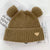 Women's Casual Cartoon Style Heart Shape Solid Color Eaveless Wool Cap