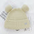 Women's Casual Cartoon Style Heart Shape Solid Color Eaveless Wool Cap