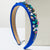 Women's Casual Classic Style Shiny Geometric Alloy Cloth Glass Hair Band