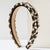 Women's Casual Classic Style U Shape Alloy Inlay Glass Hair Band