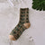 Women's Casual Color Block Cotton Polyester Cotton Jacquard Ankle Socks