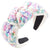 Women's Casual Cute Sweet Flower Cloth Sequins Appliques Hair Band