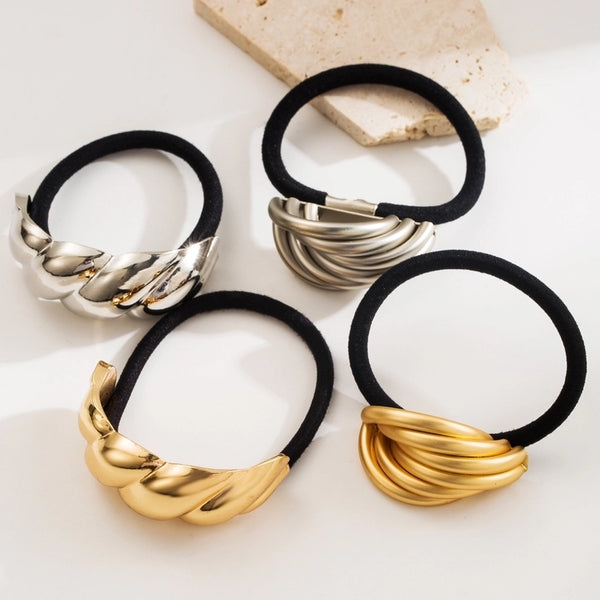 Women's Casual Elegant Classic Style Geometric Alloy Plating Hair Tie