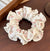 Women's Casual Elegant Cute Flower Cloth Hair Tie