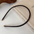 Women's Casual Elegant Simple Style Solid Color Pu Leather Hair Band