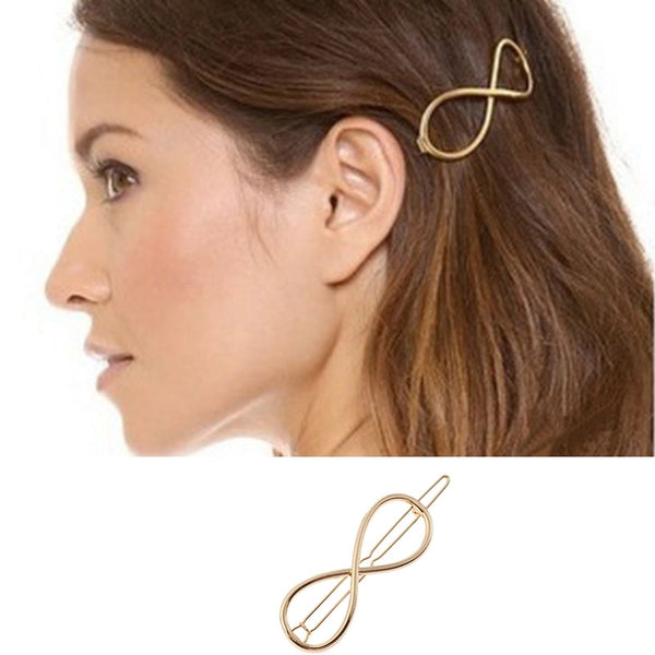 Women's Casual Elegant Streetwear Geometric Metal Plating Hair Clip