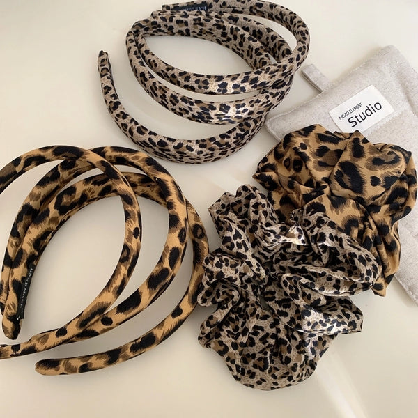 Women's Casual Elegant Streetwear Leopard Cloth Hair Tie