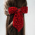 Women's Casual Elegant Vacation Bow Knot Imitation Pearl Alloy Cloth Hair Clip