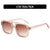 Women's Casual Fashion Sports Geometric Resin Square Full Frame Sunglasses