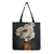 Women's Casual Flower Shopping Bags